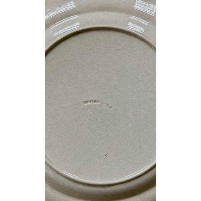 Antique Wedgewood 'Coral Border' Green Transferware 10" Dinner Plates - Set of 12 For Sale - Image 11 of 14