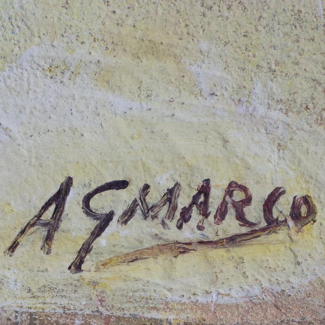 Alejandro Giner Marco, Woman with Flute, Oil on Board For Sale - Image 7 of 8