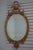 Traditional Pair Mirror Fair Colonial Williamsburg Oval Looking Glass Mirrors For Sale - Image 3 of 12