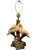 Rare and wonderfully whimsical vintage 1983 Creative Decor ceramic table lamp featuring two sculptural birds perched among...