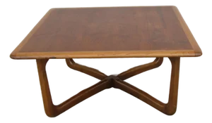 Mid 20th Century Lane Perception Square Cocktail Table Model 908-17