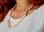 Orange Oregon Peach Opal Beaded Necklace by Noblesse Oblige Studio, 24.5" For Sale - Image 8 of 11