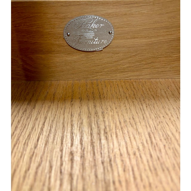1970s Baker Furniture Chippendale Faux Bamboo Desk For Sale - Image 11 of 11