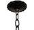 Antique Wrought Iron Chandelier With Botanical Torches For Sale In Los Angeles - Image 6 of 9