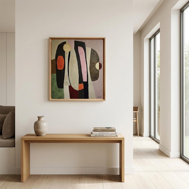 Conversion – Abstract Geometric Contemporary Oil Painting by Sophie Dumont For Sale - Image 10 of 10