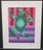 Op Art Vintage Victor Vasarely the Tennis Player LTD Serigraph, Hand Signed Art LTD Red Purple and Green For Sale - Image 3 of 7