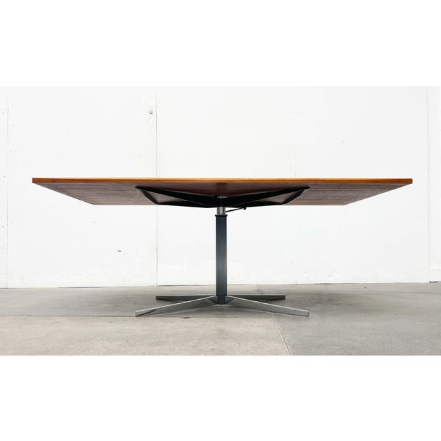 Mid-Century Modern German Adjustable Dining Table by J.M. Thomas for Wilhelm Renz, 1960s For Sale - Image 11 of 18
