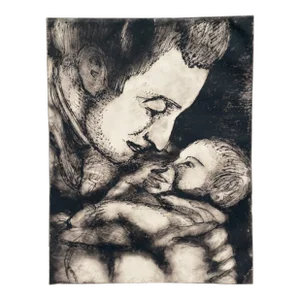 1995 Father and Child Etching