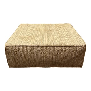 Ralph Lauren Peyton Wide-Braided Lampakanay Ottoman For Sale