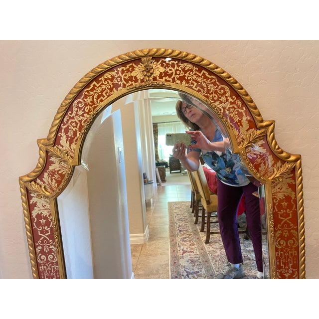 This rare mirror with gold was chosen by Sir Humphey Wakefield to be part of the British Stately Homes Collection,...
