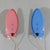 Glass Pink & Blue Wall Lamps, 1950s, Set of 2 For Sale - Image 7 of 18