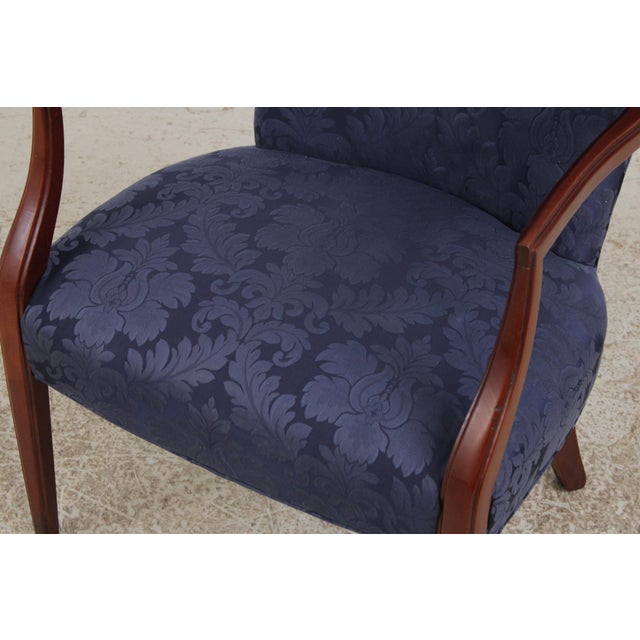 Hickory Chair Federal Style High Back Lolling Chair For Sale - Image 11 of 18