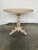 Rustic Antique Bleached Carved Oak Side Table With Hoof Feet 19th Century For Sale - Image 3 of 13