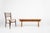 A beautifully honest French wooden bench from around 1940, crafted in solid wood with a warm, natural patina that reveals...