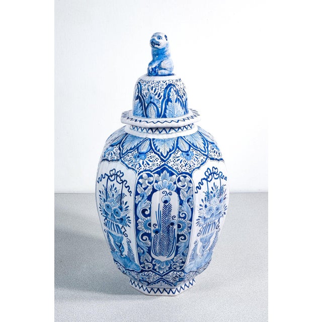 Lidded Vases, Delft, 1800, Set of x For Sale - Image 13 of 18
