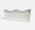 Hollywood Regency Custom Upholstered Window Valance – Lee Jofa Embroidered Linen Fabric – Serpentine Edge – 46.5" For Sale - Image 3 of 5