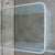 Mid Century Modern Lucite Acrylic & Glass Top Side Table For Sale - Image 4 of 9