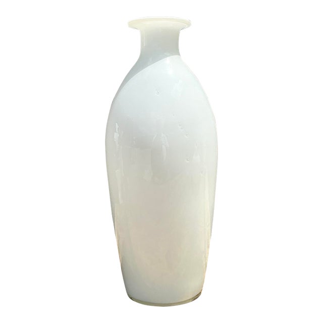 Vintage Milk Glass Bottle For Sale