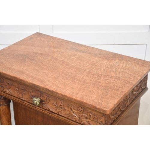 Carved Mahogany Bedside Cabinets, 1890s, Set of 2 For Sale - Image 11 of 14