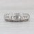 0.75ctw Diamond Ring 14k White Gold Size 8 Wedding Anniversary Band For Sale In Greensboro - Image 6 of 8