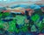 Signed 1980s Abstract Acrylic Landscape by Harry Hilson For Sale - Image 4 of 7