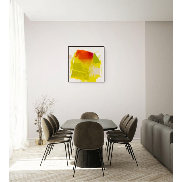 Abstract Contemporary Abstract Oil and Graphite on Canvas "Hummingbird" by Xanda McCagg For Sale - Image 3 of 4