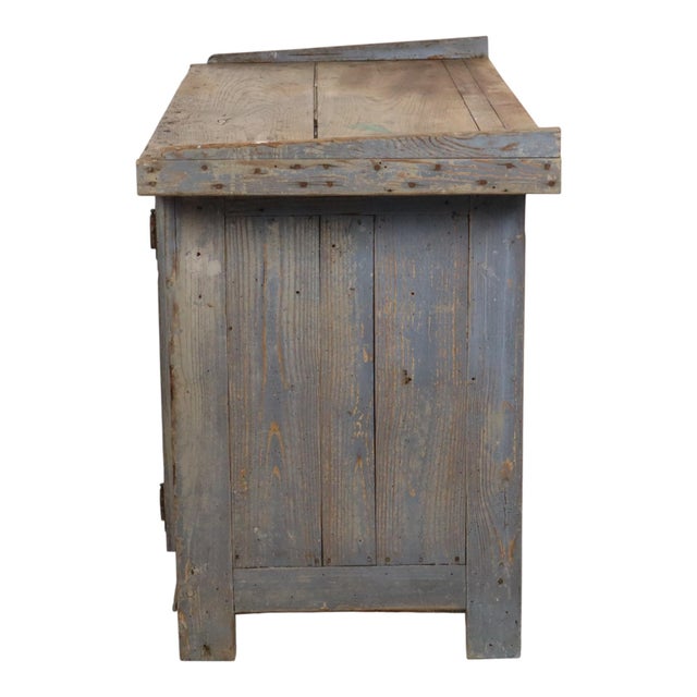 Blue Workbench Sideboard, 1930s For Sale - Image 10 of 18