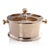Serrano 5-Bottle Metal Wine Holder, Gold For Sale - Image 4 of 4