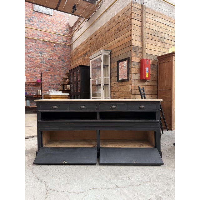 Wood Mid-20th Century Workshop Cabinet For Sale - Image 7 of 15