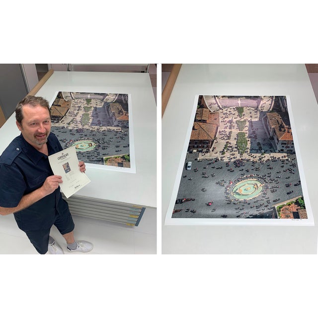 Photography "Scalinata DI Trinita Dei Monti" Contemporary Limited Edition Fine Art Photograph Print by Bernhard Lang For Sale - Image 7 of 7