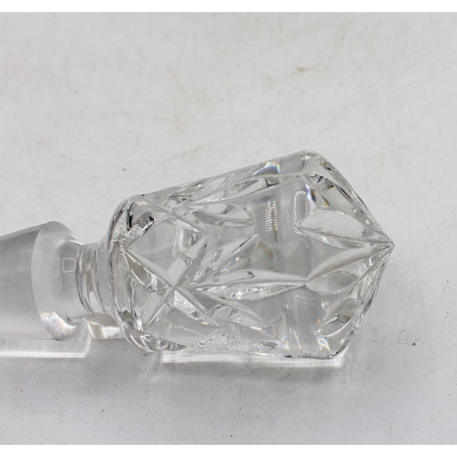 Early 20th Century Circa 1900 Anglo-Irish Cylinder Shape Decanter & Stopper For Sale - Image 5 of 5