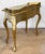 Vintage Italian Rococo Gold Giltwood Writing Desk Vanity W/ Chair For Sale - Image 12 of 14