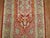 Contemporary Pink Field Red Green Accent Formal Full Pile Antique Turkish Oushak Runner For Sale - Image 3 of 6