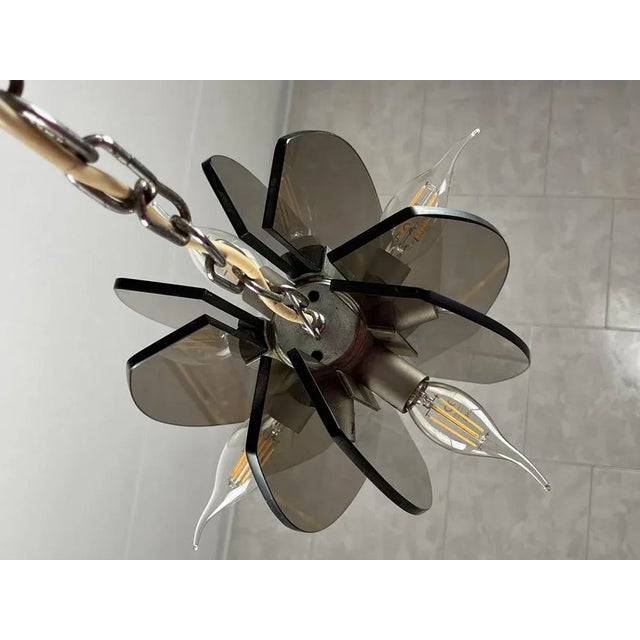 Murano Glass Pendant Light from Veca, Italy, 1970s For Sale - Image 10 of 12