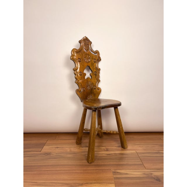 Late 19th Century Beechwood Fireplace Chair For Sale In Seattle - Image 6 of 6