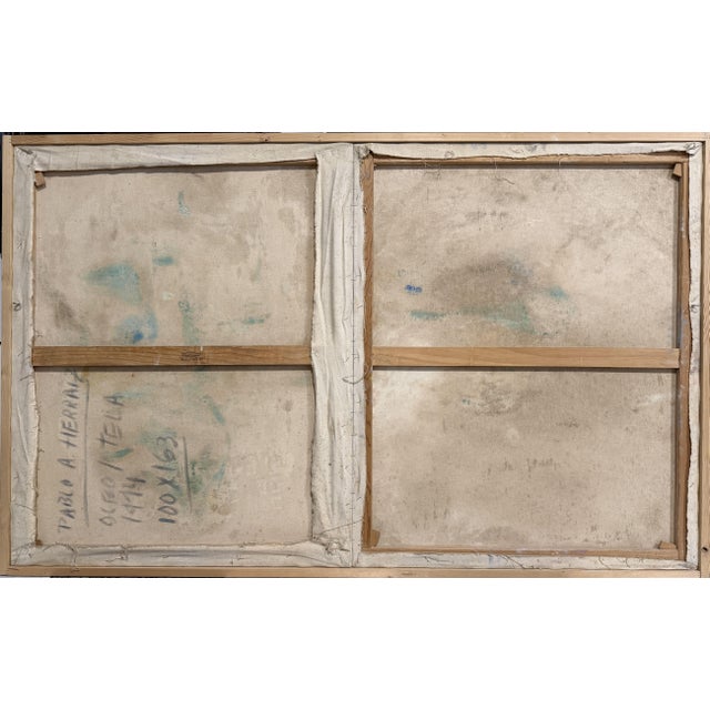 Pablo Alonso Herraiz, Composition, 1994, Oil on Canvas For Sale - Image 6 of 7