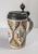 We are selling this great 18th century Continental European tankard. This tankard has bright colorful polychrome...