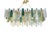 Monumental Rectangular Strip Listelli Murano Glass Chandelier by Simoeng For Sale - Image 14 of 16