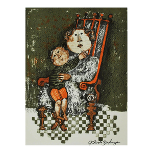 1970s Graciela Boulanger Original Lithograph Untitled 3