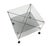 Metal Vintage Glass Biplano Serving Carts attributed to Bruno Munari for Robots, 1972, Set of 2 For Sale - Image 7 of 8