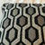 1980s Abstract Boho Chic Geometric Gray & Black Chenille Tapestry Style Pillows - Set of 3. For Sale - Image 6 of 10
