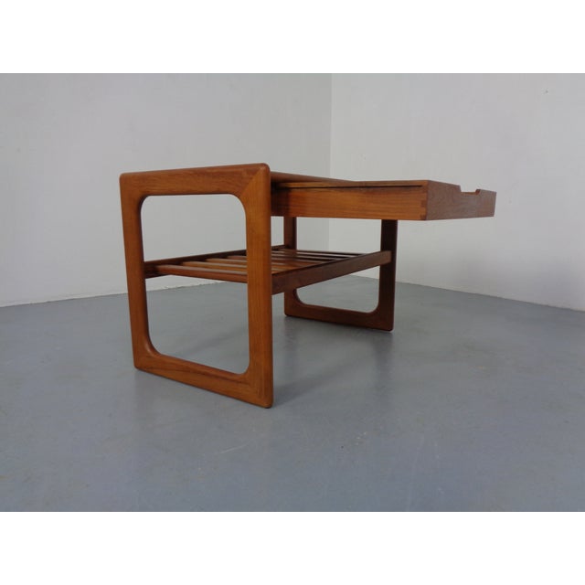 Wood Teak Chest with Drawer from Salin Mobler, Denmark, 1960s For Sale - Image 7 of 18