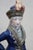 Ceramic Antique Sitzendorf Voigt Brothers Porcelain Napoleonic Soldier Figurines 8" For Sale - Image 7 of 15
