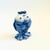 Blue and White Porcelain Kissing Koi Fish Vase For Sale - Image 4 of 12