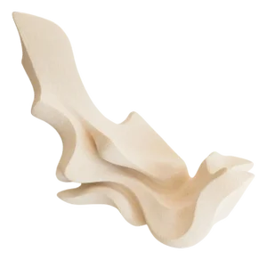 Ceramic Unbound Sculpture in Stoneware Clay by Aleksandra Krasnopolska