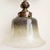 What a gem is this stunningly beautiful and very rare pendant lamp made of mouth-blown glass and brass by renowned german...