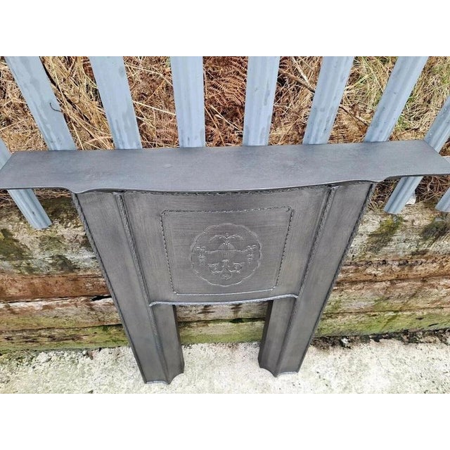 2000 - 2009 Grand Victorian Edwardian Cast Iron Combination Fireplace For Sale - Image 5 of 11