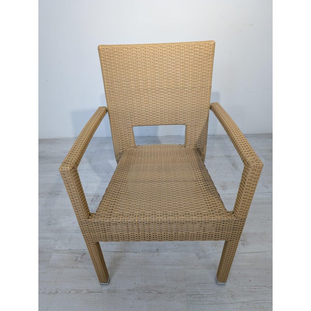 Beige Technorattan Garden Chair from Moy, 2010s For Sale - Image 4 of 13