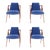 Original Midcentury Mexican Chairs Designed by Eugenio Escudero - Set of 4 For Sale