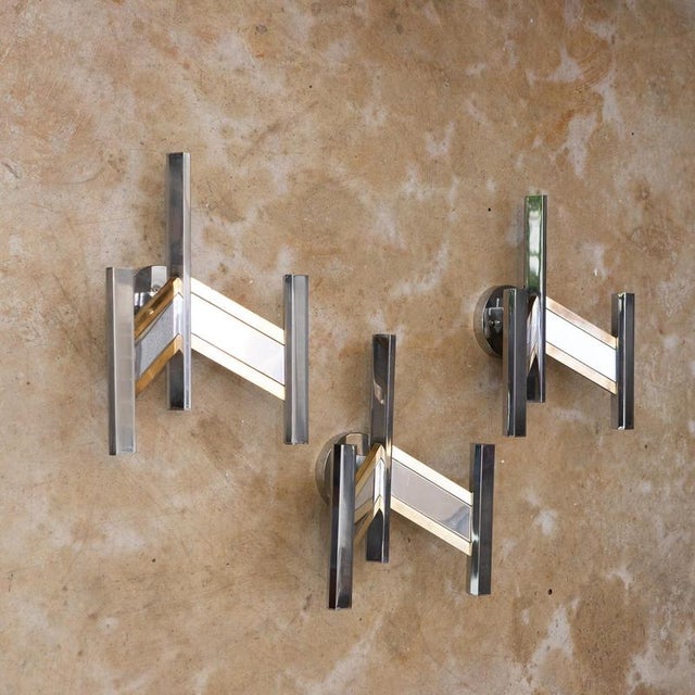 Mid-Century Wall Sconces by Gio Scolari, Italy, 1960s, Set of 3 For Sale - Image 4 of 11